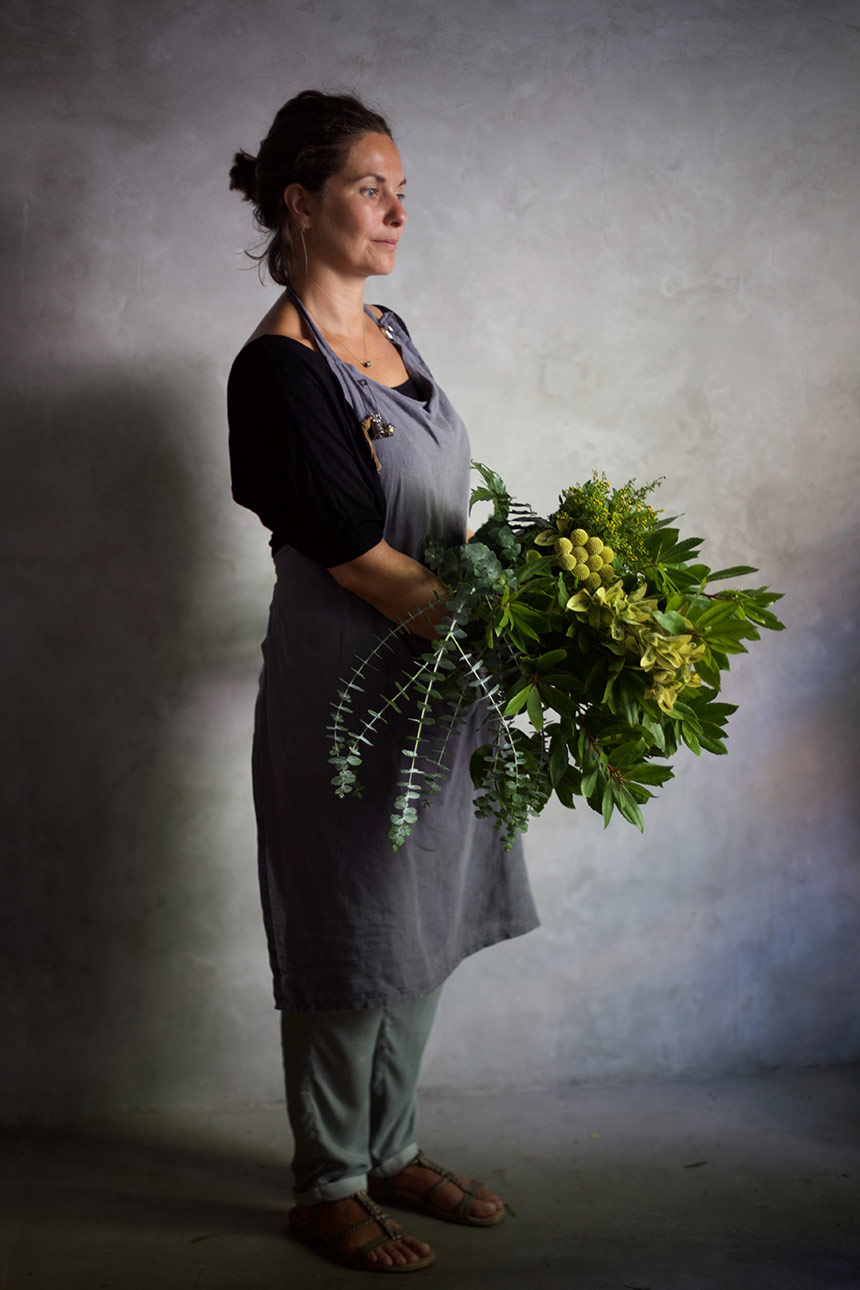 retrat florista fotografia per pagines web comerços Barcelona